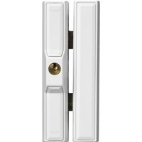 Abus - Fenstersicherung FTS88 Schloss gleichsperrend - schmales Fensterschloss als zusätzlicher Einbruchsschutz, weiß von Abus