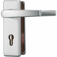 Abus - Schutzbeschlag KKT512-Klinke-Klinke-F1 Aluminium Natur von Abus