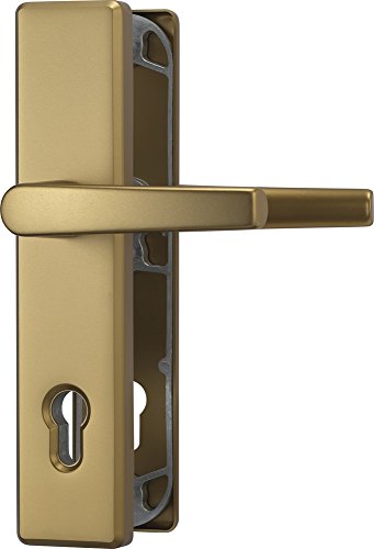 ABUS Tür-Schutzbeschlag HLS214 F4 mit beidseitigem Drücker, 08301 von ABUS