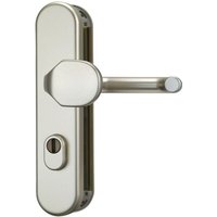 [NEUWERTIG] Abus Wechselgarnitur Schutzbeschlag Wohnungstür Neusilber Langschild B-Ware von Abus