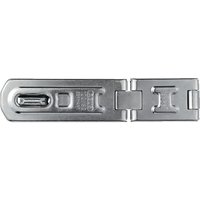 Abus - Panzerüberfalle 100/80 dg Länge 125 mm Breite 27 mm Stahl verzinkt mit Ösenplatte von Abus
