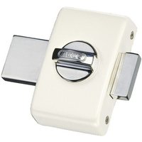 Styl' C83 40mm weißes Schloss mit blisterverpackten Keilen ABUS von Abus