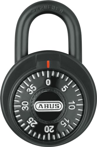 Abus GEEal78 Vorhängeschloss, Schwarz, Dial Combination Padlock von ABUS