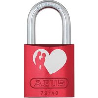 Vorhangschloss Aluminium 72/40 rot LoveLock 6 - Abus Vorhangschloss Aluminium 72/40 rot LoveLock 6 - Abus von Abus