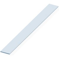 Vormann Alu-Profil Flachstange 20x5 mm, silber elox. 1000 mm lang von Abus