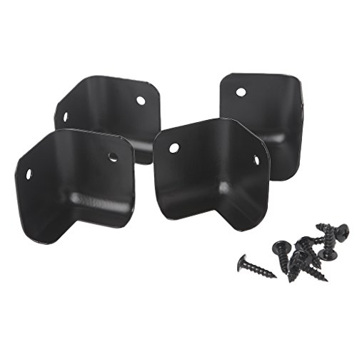 Abwan Holder Protector, 4Pcs / Lot AMP Winkelverstärker Lautsprechergehäuse Corner Sound Box Protector 2 Löcher von Abwan