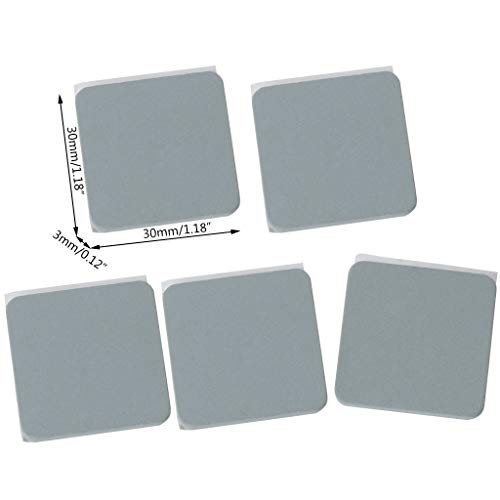 Abwan Kühlkörper, 5 STK. 30 x 30 x 3 mm Flacher Keramikkühlkörper Antistatischer Kühlkörper Kühler Kühler CPU-Kühl-IC LED Hochleitender Dissipador Abwan Kühlkörper, 5 STK. 30 x 30 x 3 mm Flacher Keramikkühlkörper Antistatischer Kühlkörper Kühler Kühler CPU-Kühl-IC LED Hochleitender Dissipador von Abwan