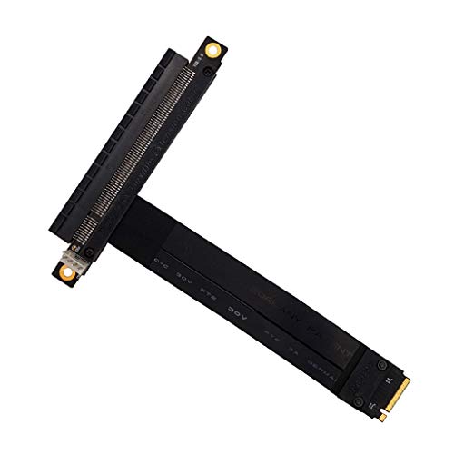 Abwan PCIe-Kabel, 32 G/BPS PCI-e 3.0 16x bis M2 M.2 NVMe Key-M 2230 2242 2260 2280 Riser-Karte Gen3.0-Kabel PCIe x16-Extender mit Sata-Stromkabel Abwan PCIe-Kabel, 32 G/BPS PCI-e 3.0 16x bis M2 M.2 NVMe Key-M 2230 2242 2260 2280 Riser-Karte Gen3.0-Kabel PCIe x16-Extender mit Sata-Stromkabel von Abwan
