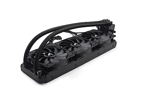 Abysm Atlantico 360 Liquid Cooler Set 360 mm with Temperature Display and RPM Black von Abysm Gaming