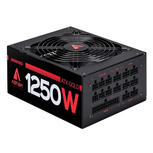 Abysm Morpheo 1250 Netzteil (1250 W), Schwarz von Abysm Gaming