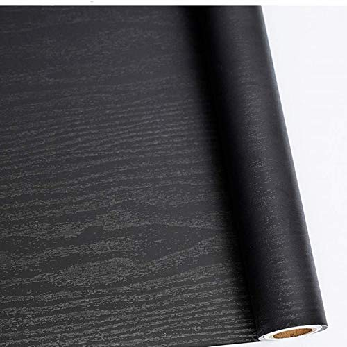 Abyssaly Klebefolie Möbel Holzoptik, Möbelfolie Schwarz Matt, Selbstklebend Folie Holz für Möbel, Küche Schränke, Tische, Fensterbank 90 x 300cm Abyssaly Klebefolie Möbel Holzoptik, Möbelfolie Schwarz Matt, Selbstklebend Folie Holz für Möbel, Küche Schränke, Tische, Fensterbank 90 x 300cm von Abyssaly