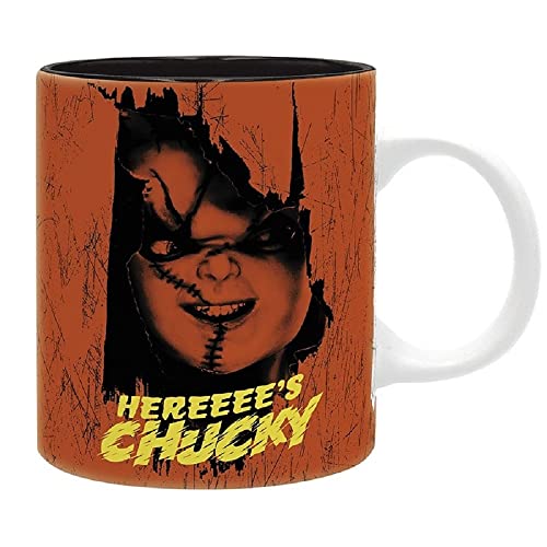 Chucky die Mörderpuppe - Tasse - Childs Play - Kaffeebecher - Logo - Friends till the End Mug - Geschenkbox von Abysse Corp