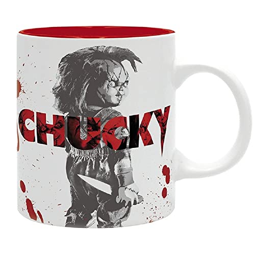 Chucky die Mörderpuppe - Tasse - Childs Play - Kaffeebecher - Logo - Mug - Geschenkbox von Abysse Corp