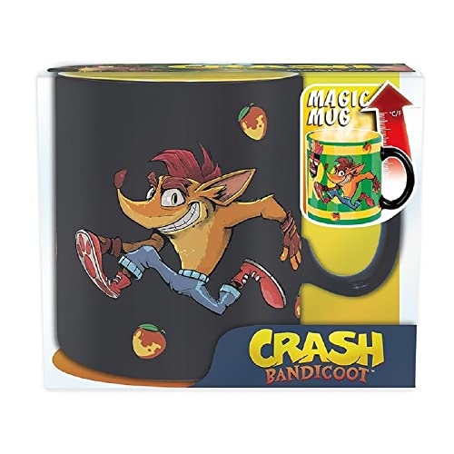 Crash Bandicoot - Tasse - Dr Neo Cortex - Thermoeffekt Kaffeebecher - Crash Bandicoot - 460ml - Keramik - Geschenkbox von Abysse Corp