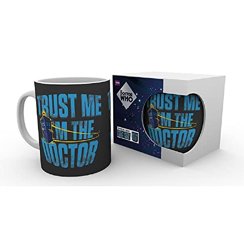 Doctor Who - Tasse - Tardis - Kaffeebecher Trust Me Im the Doctor - Logo Mug - keramik - Geschenkbox von Abysse Corp