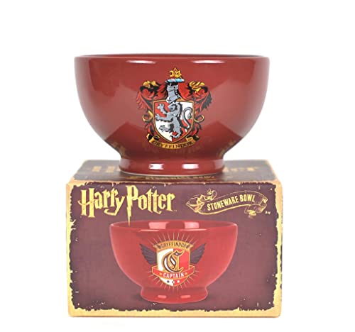 Harry Potter - Müslischale - Gryffindor - Schüssel Crest Logo - Müslischüssel keramik - Schale Quidditch Captain - Rot von Abysse Corp