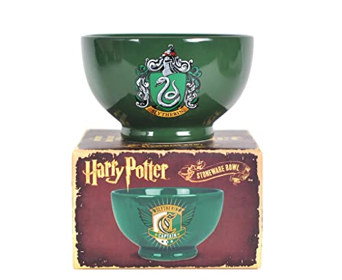Harry Potter - Müslischale - Slytherin - Schüssel Crest Logo - Müslischüssel keramik - Schale Quidditch Captain - Grün von Abysse Corp