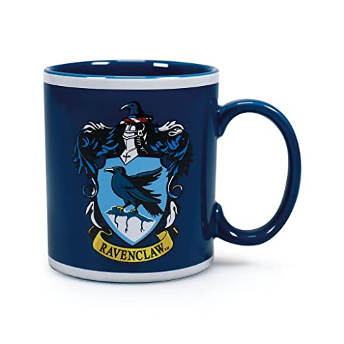 Harry Potter - Tasse - Ravenclaw Logo - Hogwarts Crest Mug - Kaffeetasse - Blau - Keramik - Geschenkbox von Abysse Corp