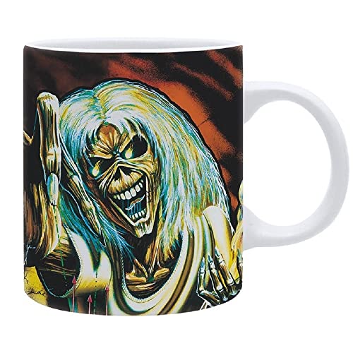 Iron Maiden - Tasse - Number of the Beast - Kaffeebecher - Logo - Mug - Geschenkbox von Abysse Corp