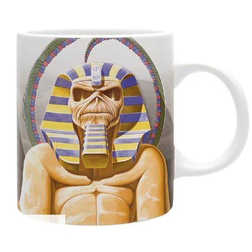 Iron Maiden - Tasse - Powerslave - Kaffeebecher - Eddie Album Cover Logo - Mug - Geschenkbox von Abysse Corp