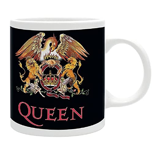 Queen - Tasse - Freddie Mercury - Kaffeebecher - Logo - Band Mug - Geschenkbox von Abysse Corp