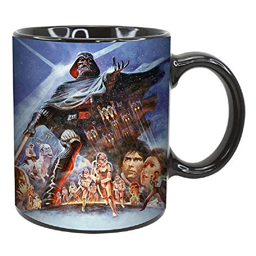 Star Wars - Tasse - Das Imperium schlägt zurück - Darth Vader Kaffeetasse - Mug Schwarz - Keramik - Geschenkbox von Abysse Corp
