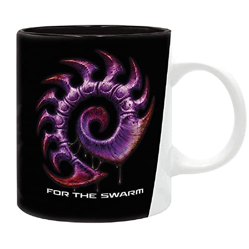 Starcraft 2 - Tasse - Zerg - Kaffeebecher Queen of Blades - Kaffeetasse For the Swarm Logo - Mug - Keramik - Geschenkbox von Abysse Corp