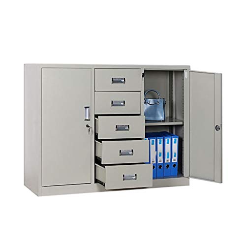 Büroschränke Aktenschrank aus Metall, Bürospind, Werkzeugschrank, Schublade mit Schloss, Aktenschrank, Büroschrank, Informationsschrank, Aufbewahrungsschrank Filing Cabinet (Size : A) von AcLipS