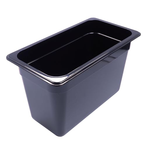 AcMax GN 1/3 Gastronormbehälter GN Behälter 7,8 Liter Tiefe 200 mm Kunststoff schwarz von AcMax