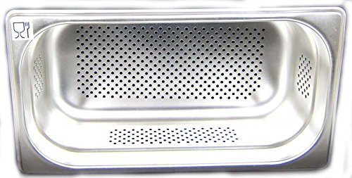 AcMax GN 1/3 Gastronormbehälter GN-Behälter Edelstahl 4 Liter Tiefe 100mm GELOCHT AcMax GN 1/3 Gastronormbehälter GN-Behälter Edelstahl 4 Liter Tiefe 100mm GELOCHT von AcMax