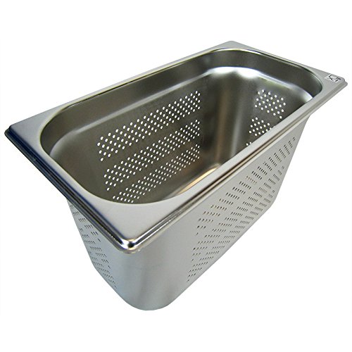 AcMax GN 1/3 Gastronormbehälter GN-Behälter Edelstahl 7,8 Liter Tiefe 200mm GELOCHT AcMax GN 1/3 Gastronormbehälter GN-Behälter Edelstahl 7,8 Liter Tiefe 200mm GELOCHT von AcMax
