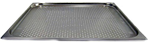 AcMax GN 2/1 Gastronormbehälter GN-Behälter Edelstahl 5,5 Liter Tiefe 20mm GELOCHT AcMax GN 2/1 Gastronormbehälter GN-Behälter Edelstahl 5,5 Liter Tiefe 20mm GELOCHT von AcMax