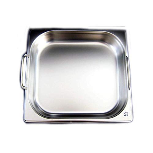 AcMax GN 2/3 Gastronormbehälter GN-Behälter Edelstahl 9,5 Liter tief 150mm Fallgriff von AcMax