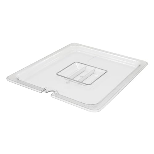 AcMax Polycarbonat Deckel mit Aussparung GN 1/2 Gastronormbehälter GN-Behälter Gastronorm Kunststoff von AcMax