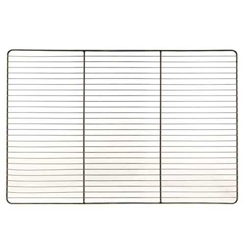 Grillrost 10 Stück Grillgitter Grill Rost Grillaufsatz 65x53cm verchromt eckig GN1/1 von AcMax