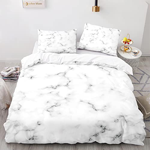 AcaimE Marmor 135 X 200 cm Kinderbettwäsche Anti-Falten Bügelfrei Hochwertiges Polyester Bettwäsche 135X200Cm 3Er Set Kommt Mit 2 Kissenbezügen 80X80Cm AcaimE Marmor 135 X 200 cm Kinderbettwäsche Anti-Falten Bügelfrei Hochwertiges Polyester Bettwäsche 135X200Cm 3Er Set Kommt Mit 2 Kissenbezügen 80X80Cm von AcaimE