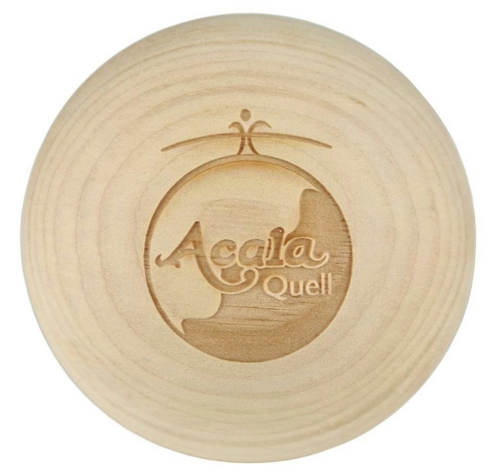 AcalaQuell Wasserkaraffe Zirbenholzkugel 70mm für Glas Karaffe Aurora von AcalaQuell