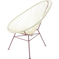 Acapulco Design - Acapulco Classic Chair, CDMX_ST DOS, eggshell / burgundy red Acapulco Design - Acapulco Classic Chair, CDMX_ST DOS, eggshell / burgundy red von Acapulco Design