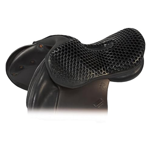 Acavallo Sattelsitzkissen Dressur Ortho-Pubis Gel Out 20mm, Größe:L, Farbe:schwarz von Acavallo