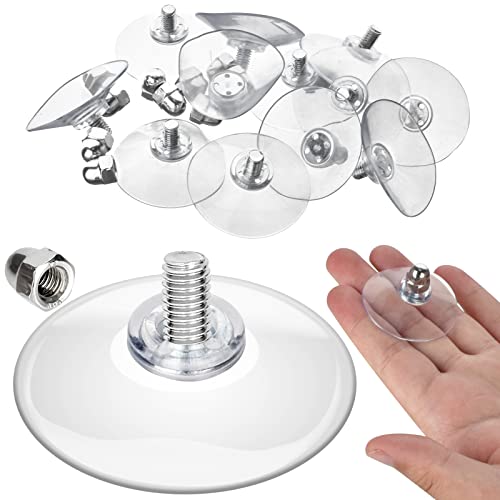 AccEncyc Kunststoff Saugnapf 44mm Klar PVC 12er Pack mit Schraubmutter Stark Klebeglas Halter AccEncyc Kunststoff Saugnapf 44mm Klar PVC 12er Pack mit Schraubmutter Stark Klebeglas Halter von AccEncyc
