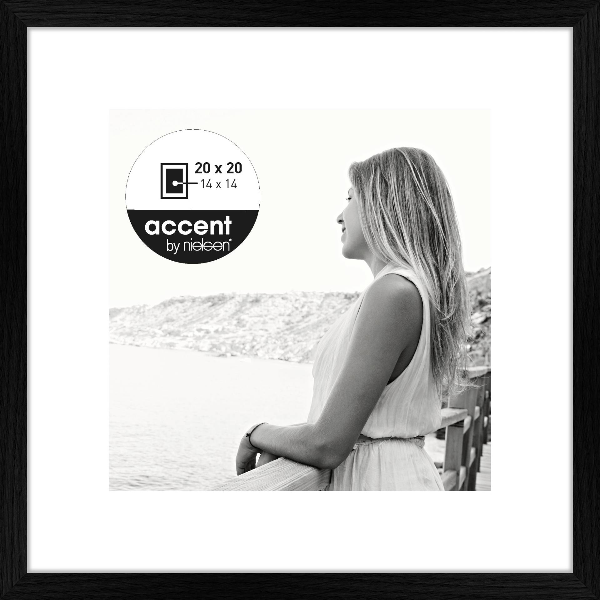 Accent by Nielsen Holz Bilderrahmen Aura ca. 20x20cm in Farbe Black Accent by Nielsen Holz Bilderrahmen Aura ca. 20x20cm in Farbe Black von Accent by Nielsen