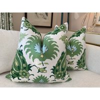 Brunschwig Und Fils "Kashmiri" Grün in Kissenbezügen von AccentMarks