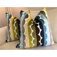 "Jonathan Adler Für Kravet ""Seaside"" Semicircle Lovely Samtkissenbezüge." von AccentMarks