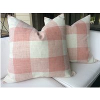 Kissenbezüge Mit Buffalo Check Leinenmuster von AccentMarks