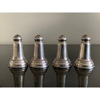 sterling Silber Set Von 4 Salz Und Pfefferstreuer 44 Gramm von AccentsAntiquesMore
