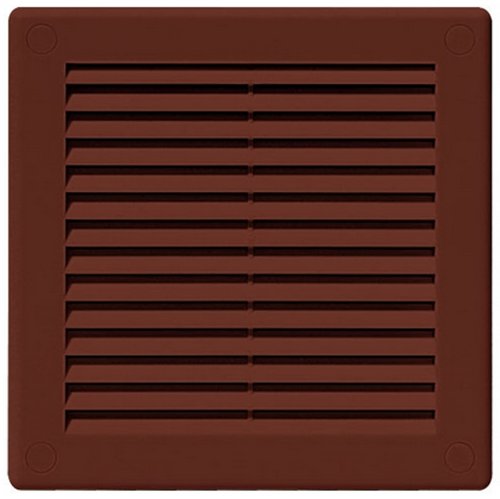 Lüftungsgitter 15 x 20 cm Abschlussgitter Insektenschutz 150 x 200 mm braun Gitter Lüftung TRU 28br von MKK