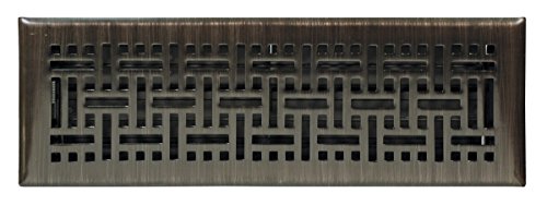 Accord Ventilation AMFRRBB214 Wicker Design Floor Register, Oil Rubbed Bronze, 2" x 14 von Accord Ventilation