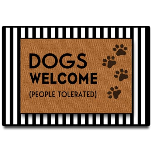 Accssoey Fußmatte für den Außenbereich, 61 x 89 cm, dekorative Hundematte, lustige Outdoor-Fußmatten für Eingang, Veranda, 45,7 x 71,1 cm, 2 Stück Accssoey Fußmatte für den Außenbereich, 61 x 89 cm, dekorative Hundematte, lustige Outdoor-Fußmatten für Eingang, Veranda, 45,7 x 71,1 cm, 2 Stück von Accssoey