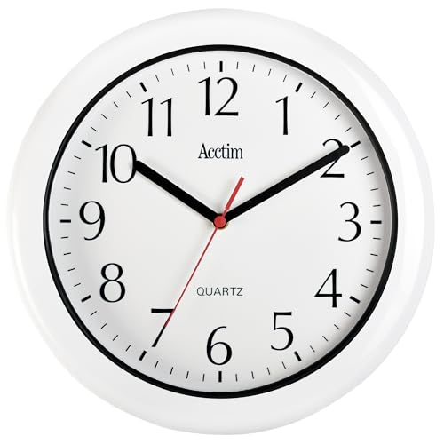 Acctim 93-701 Oceana Wasser-/ staubfeste IP55 Wanduhr, Weiß von Acctim