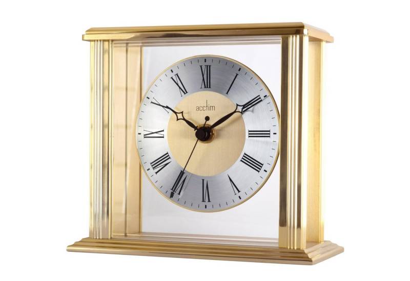 Acctim Tischuhr Metall gold- oder chromfarben Dimension 14x15,5x6,7 von Acctim